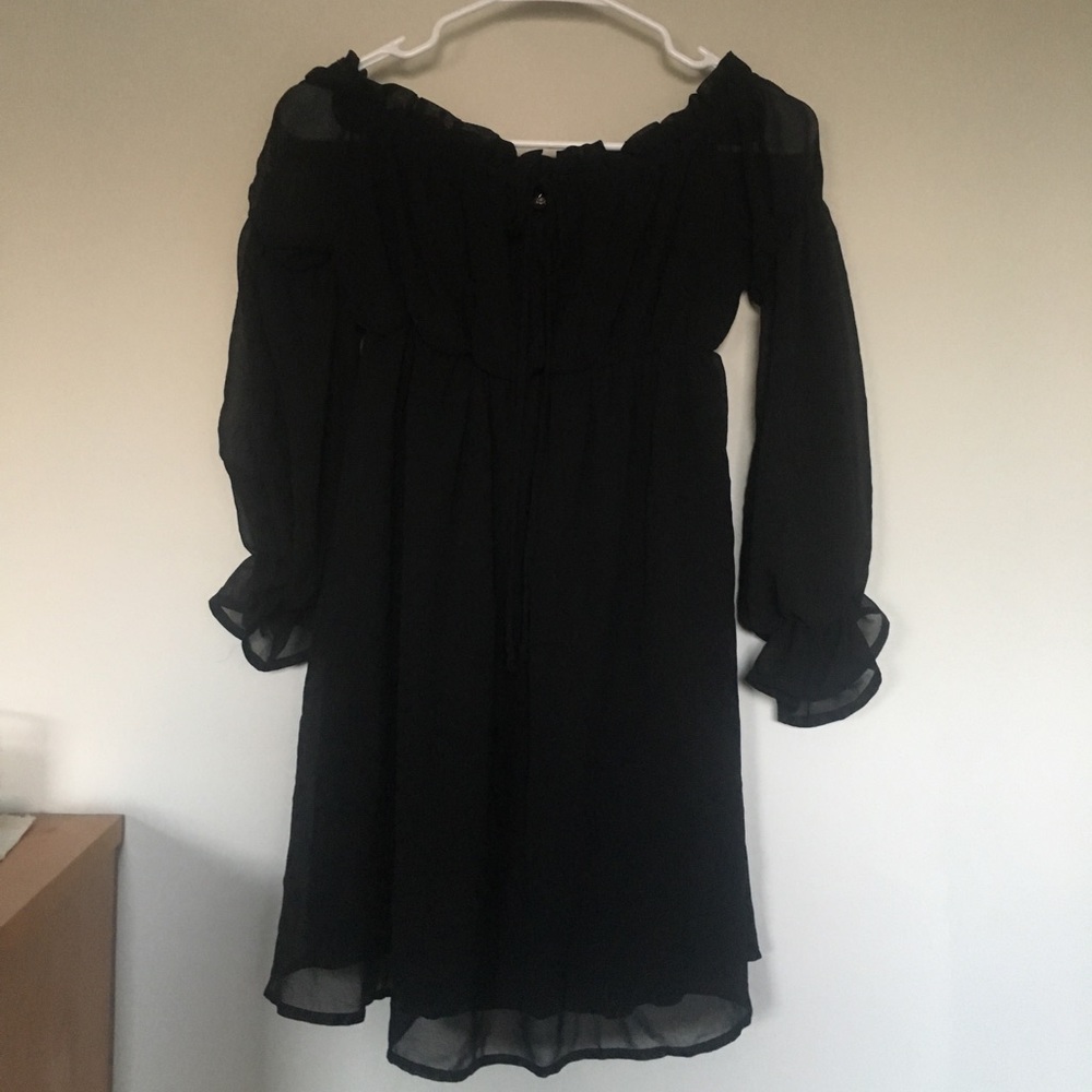 Boho Black Dress